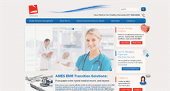 Desktop Screenshot of ameshealthcarerecords.com